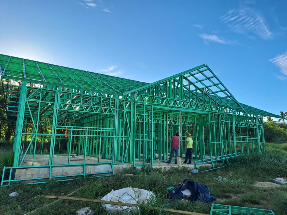 Steel frame residential construction, Tonga