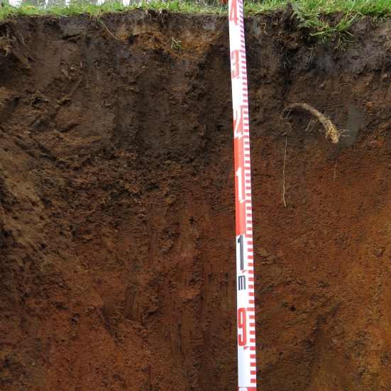 Geotechnical soil pit investigation